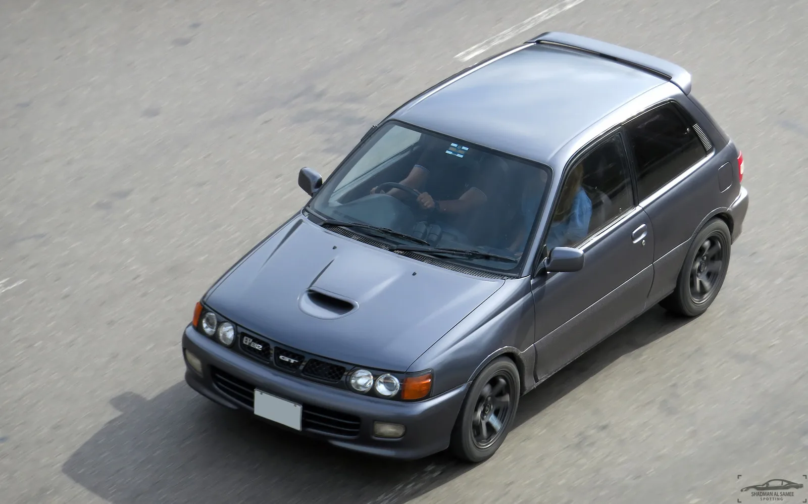 Starlet GT Turbo EP82 อีกคันในสภาพใช้งานจริงบนท้องถนน