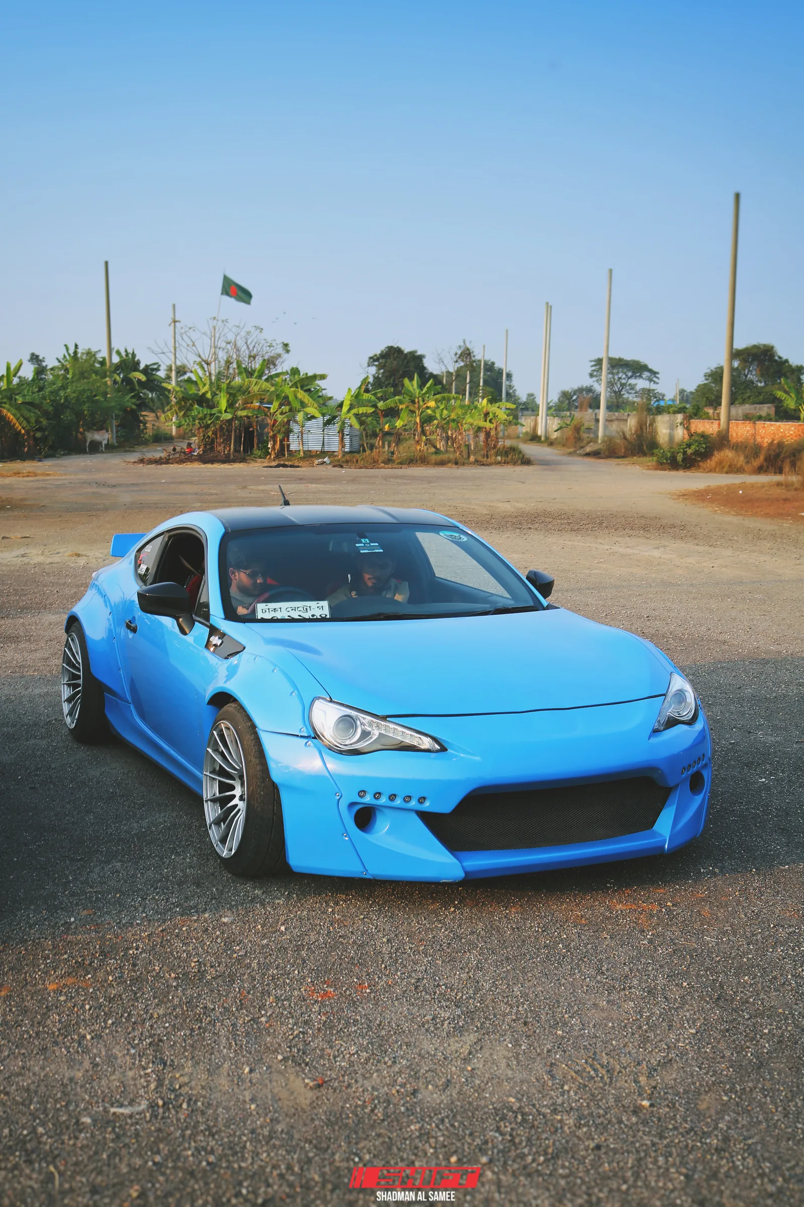 Toyota GT86 (ZN6) ใส่คิท Rocket Bunny ในงานรวมรถที่บังกลาเทศ