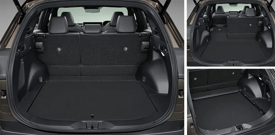 ห้องเก็บของท้าย bZ4X Touring สามมุม พับเบาะเพิ่มพื้นที่ใส่สัมภาระลุย
