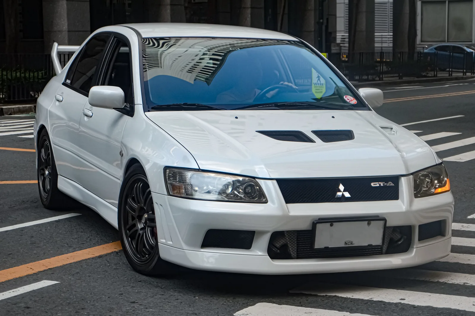 Evo VII · Mitsubishi Lancer Evolution VII CT9A GT-A Scotia White