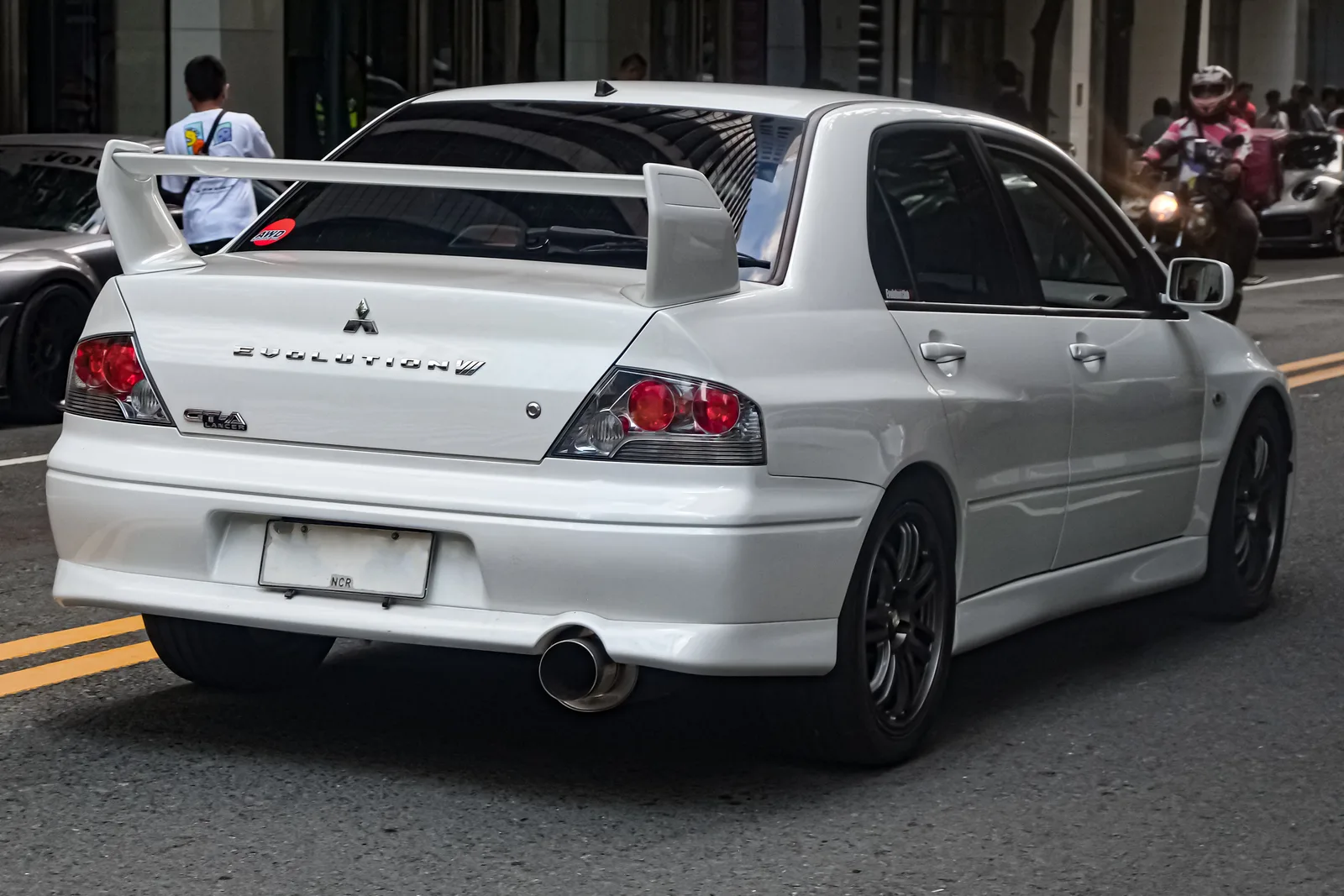Evo VII · Mitsubishi Lancer Evolution VII CT9A GT-A Scotia White
