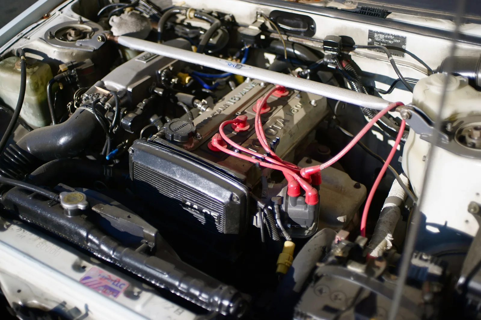 ห้องเครื่อง 4A-GE ฝาครอบ TWIN CAM 16 VALVE จุดแรกที่ต้องเปิดดูก่อนซื้อ